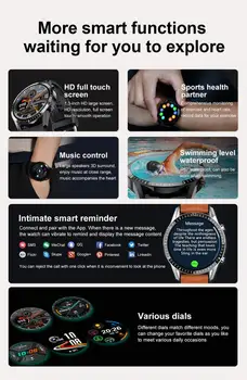 Нов i9 Smart Watch Full Touch Round Screen Bluetooth Покана Smartwatch на Мъже, Жени Спорт фитнес водоустойчив часовник PK L13 GT2