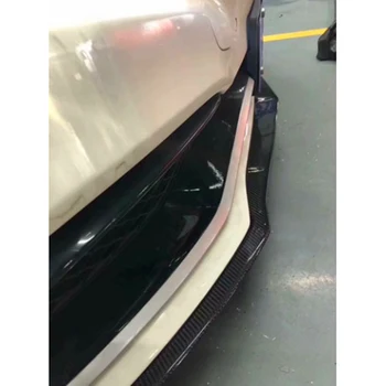 Въглеродни влакна колата устна на предната броня капак Етап 3 сплитер за разширяване на Mercedes-Benz C205-C63 AMG купе 2019 2020