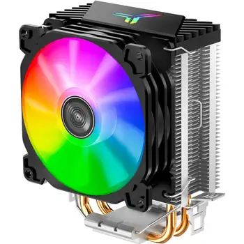 Jonsbo CR1200 2 Heat Pipe Tower CPU Cooler RGB 3Pin вентилатори за охлаждане Heatsink Support Intel/AMD Платформа 9cm Color Soft Light Фен