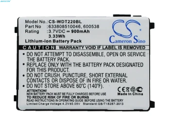 Cameron Sino 900mah батерия за Datalogic / КПС Falcon ФДТ, PT40, за Unitech HT630, HT650, PT630D, PT650, за Wasp RS-232, WDT2200