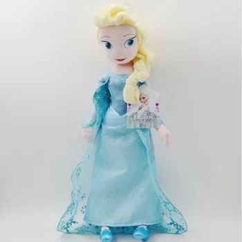 40/50 см Frozen2 Принцеса Ана Елза кукли Снежна кралица на принцеса Анна Елза кукла играчки меки замразени плюшени детски играчки за коледни подаръци