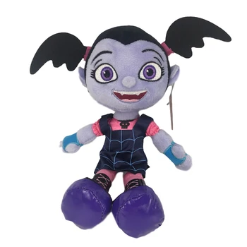 25 см Junior Vampirin Vampire The Vamp Batwoman Момиче плюшени играчки кукла от меки плюшени играчки, подаръци за деца, деца, момичета, с биркой