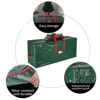 Много Голяма Водоустойчив Полиестер Възглавница / Чанта За Съхранение На Коледно Pack Sack Christmas Tree Storage Bag Коледа Storage