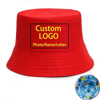 Заводска Цена! Безплатен собствен дизайн, лого дизайн двустранно кофа шапка на Мъже, Жени риболовна Шапчица мъжки слънчеви шапки Панама плажна шапка уводна част