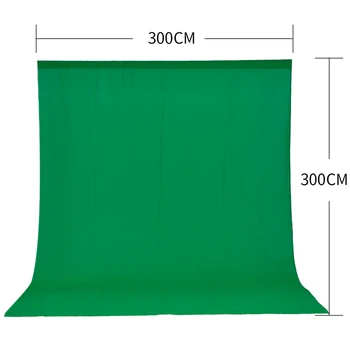 2Mx3M/6.5ftx9.8ft Background Support System 15W 6500K Softbox Continuous Lighting Kit for Photo Studio Product Portrait Shoot