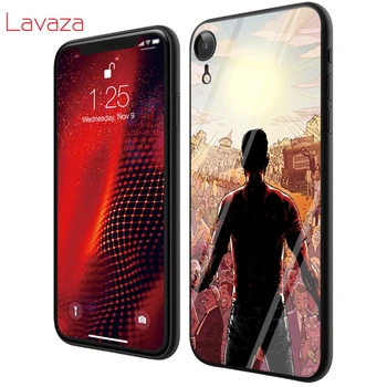 Lavaza Т1 на ден, за да помни закалено стъкло TPU покритие за iPhone 6 6S 7 8 Плюс 5 5S SE XR XS X 11 Pro MAX Cases