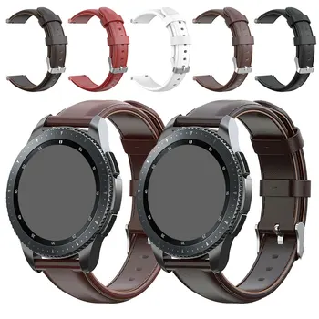 22 мм и каишка за часовник кожена каишка на жените и мъжете за Samsung Galaxy Watch 46 мм смяна на аксесоари за часовници Fossil Sport 43 мм и каишка