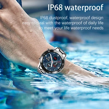 2020 New Stahl Band Digitale Uhr Männer Sport Uhren Elektronische LED Männlichen Armbanduhr Für Männer Uhr Wasserdicht Bluetooth