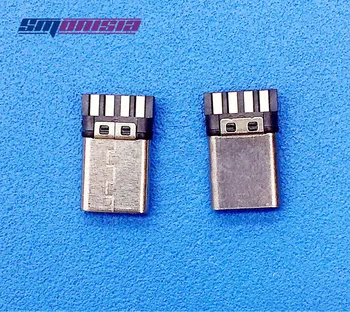 20pcs паяный USB 3.1 C-type мъжки конектор Jack двупосочен кабел за зареждане мъжки конектор за мобилен телефон Android