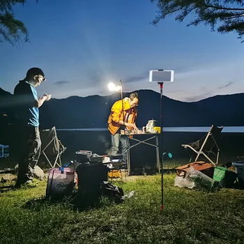 SUNDICK открит лагер Риболов сгъваем фенер Полюс виси светлина фиксиран държач