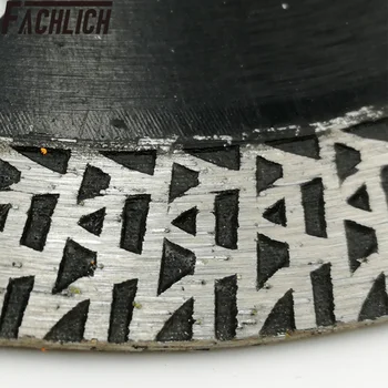 Fachlich 2 бр. с Диаметър 125 mm / 5 инча високо качество Диамантен режещ диск на окото Turbo Rim сегмент циркуляр за мрамор, гранитни камъни