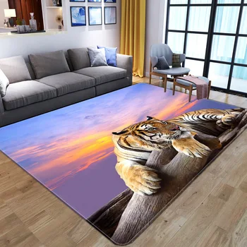 3D животно голям килим за хол, спалня нощни татами прост модерен килим баня нескользящий мат масичка за кафе, диван домашен мат