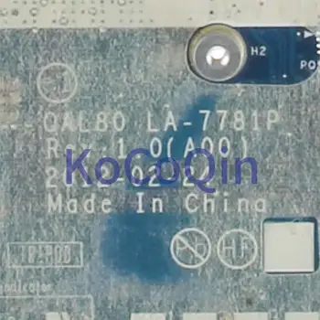 Дънната платка на лаптопа KoCoQin за DELL Latitude E6430 HM77 Mainboard CN-08R94K 08R94K QAL80 LA-7781P SLJ8A