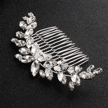 Miallo класически австрийски кристал гребени за коса сребърен цвят сплав сватбени декорации и аксесоари за коса прическа на булката диадема