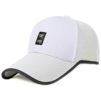 Мъжка шапка мрежест козирка спортни мъжки шапки черно-бял случайни прост кепи casquette Шапка
