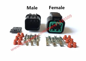 5 компл. Kum 6 Pin PB625-06027 женски и мъжки авто водоустойчив пластмасов електронен корпус конектор