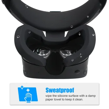 Нов 3 In1 VR Face Pad &Front Rear Foam силиконови калъфи за Oculus Rift S VR Glasses Eye Mask Face Mask Skin Rift ' S аксесоари