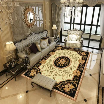 Nordic Palace Decor килим 3D печат килим голям размер високо качество Спалня Хол Tappeto килим мастило цветна модел мат