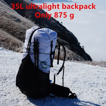 3F UL GEAR GuiJi 35L XPAC & UHMWPE лек, издръжлив пътуване къмпинг, туризъм раница открит ultralight без рамки пакети чанти