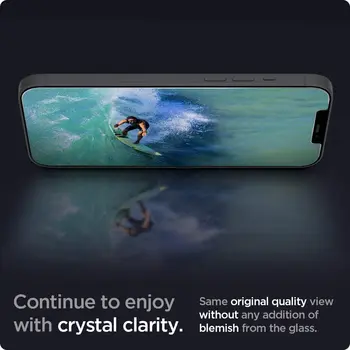 Spigen Glas.tR тънък протектор на екрана HD за iPhone 12 Pro Max / 12 Pro / 12 / 12 Mini