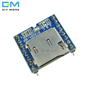 TF Micro SD U-Disk BY8001-16P MP3-плейър аудио гласов модул такса 3.3 V 5V за Arduino