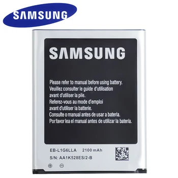Оригинален Samsung Samsung Батерия EB-L1G6LLU за Samsung I9300 GALAXY S3 I9308 L710 I535 истинска телефонна батерия, NFC EB-L1G6LLA 2100mAh