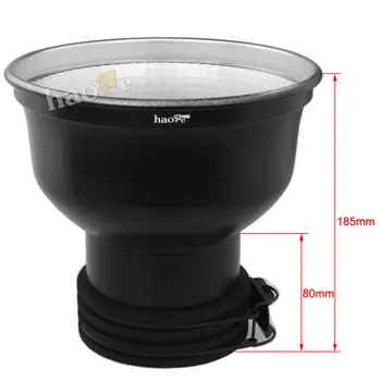 Haoge Zoom Reflector 2 for Profoto Prohead & Acute Head Studio Flash Strobe Light