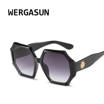 WERGASUN 2020 Polygon мода луксозни слънчеви очила Жените марка дизайнер Мъже / Жени очила класически стари UV400 открит Oculos