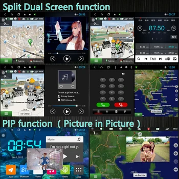 4+64Gb DSP 4G Android 10 автомобилното радио, за Toyota Land Cruiser Prado 120 автомобилен мултимедиен плеър Авторадио аудио GPS навигация 2 din