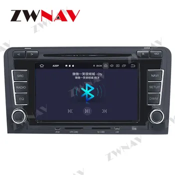Carplay IPS, Android екран, GPS навигация за Audi A3 S3 2003-2009 2010 2011 2012 Auto Radio Стерео Multimedia Player централен блок