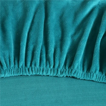 Плътен цвят плюшено сгущает еластичен калъф за дивана универсален секционни калъф 1/2/3/4 местен еластичен калъф за мека мебел за дневна