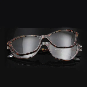 ESNBIE Секси Ultem Cat Eye Glasses Frames For Women магнитни рамки за очила с поляризирана клип на слънчеви очила пластмаса Титан