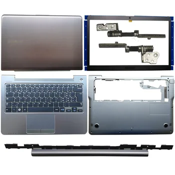 Нов лаптоп и LCD дисплей на задната част на кутията/преден панел/линия/панти капак/акцент за ръце/долен корпус за Samsung NP530U3C 530U3B 535U3C 532U3C 535U3B