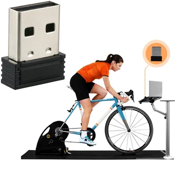 USB ANT + Stick адаптер за Suunto Zwift PerfPRO Studio CycleOps Bike Trainer съвместим Garmin Forerunner 310XT 405 410 610 910X
