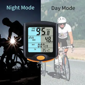 MUQGEW полезен открит под наем на Велосипед велосипеди под наем компютър километраж, скоростомер осветление добър избор от мъжки полезен