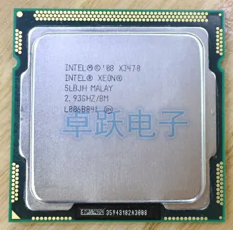 Безплатна доставка lntel X3470 Quad Core 2.93 GHz LGA 1156 95W 8M Cache Desktop CPU equal i7 870 scrattered pieces
