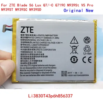 Нов оригинален висококачествен батерията е 3000mAh Li3830T43P6h856337 за ZTE Blade X9 A711 Battery
