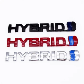 3 стила на 3D хибриден автомобил логото на етикети преустройство на метална емблема на иконата стикер автоаксесоари за Toyota Prius Camry Crown Auris, Rav4