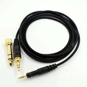 Подходящ за Sennheiser HD518 HD598 HD595 ATH-M50X M40 бескислородный медна оплетка кабел за слушалки