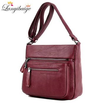Високо качество на кожата Crossbody чанта за жени 2021 нов луксозен дизайнерски чанта за свободното време чанта за Дама чанти пратеник