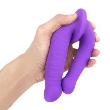 OLO Strap-on Dildo Flexible Double Penetration Dildos Two Head End Penis for Lesbian Анален Masturbation секс играчки за жени