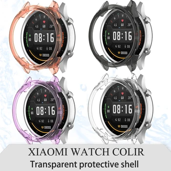 Screen Protector glass watch Frame PC Case Cover Protect Shell Screen Protector film for Xiaomi watch color Watch Case Cover