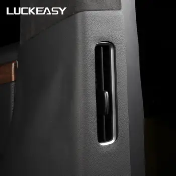 LUCKEASY за Tesla Model X 2017-2021 hide B-стълб на вътрешната врата Против Kick Pad защита на страничния ръб фолио на протектора етикети