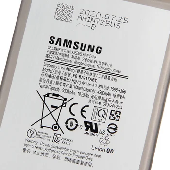 Samsung Samsung Original EB-BA217ABY Battery For Samsung Galaxy A21s EB-BA217ABY истински смяна на батерията на телефона 5000mAh + безплатни инструменти
