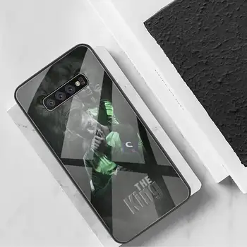 Футболната звезда Кристиано Роналдо калъф за телефон от закалено стъкло за Samsung S20 Plus S7 S8 S9 S10 Plus Note 8 9 10 Plus