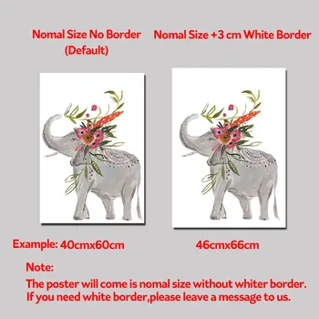 Слон Акварел плакат и печат на Мандала арт животни платно Живопис стенен фигура за хола Модерен начало декор без рамка
