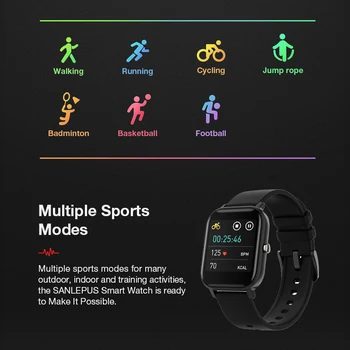 SANLEPUS Global Version Smart Watch Waterproof IP67 Smartwatch 2020 New Men Women Fitness Bracelet Band For Android и Apple Xiaomi