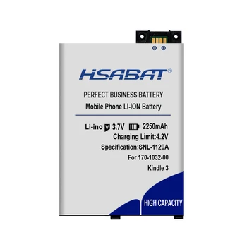 HSABAT 0 цикъл 2250mAh 170-1032-00 батерията на Amazon Kindle 3 III клавиатура четец D00901 графитни батерии с високо качество