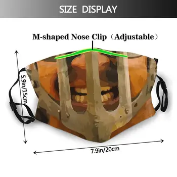 Max Unisex пылезащитная маска за устата Wasteland Apocalyptic Оцеляване RPG с филтри за защита на респиратор за мъже жени