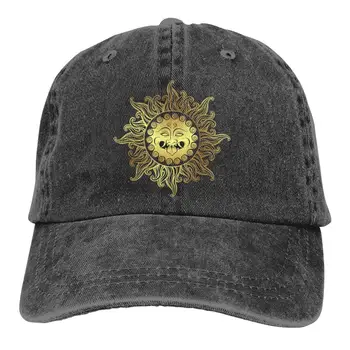 Медуза Горгона Златното слънце на главата се измива с чист памук цвят на светлината дъска мъжка бейзболна шапка подшиване татко шапка